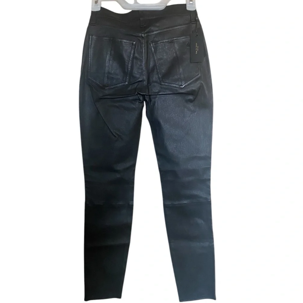 NWT Rag & Bone Nina High-Rise Skinny Leather Pant
size 23 - Picture 12 of 17
